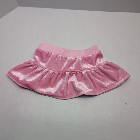 Build A Bear Pink Velour Velvet Outfit Hoodie Jacket Skirt Bedazzled Perfect - Picture 8 of 8